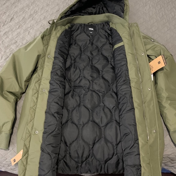 Vans all weather MTE Mens Large Jacket Green NWT - Picture 6 of 7